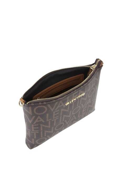 REGINA RE Umhängetasche mit Allover-Logo-Print dunkel/natur - Damentaschen