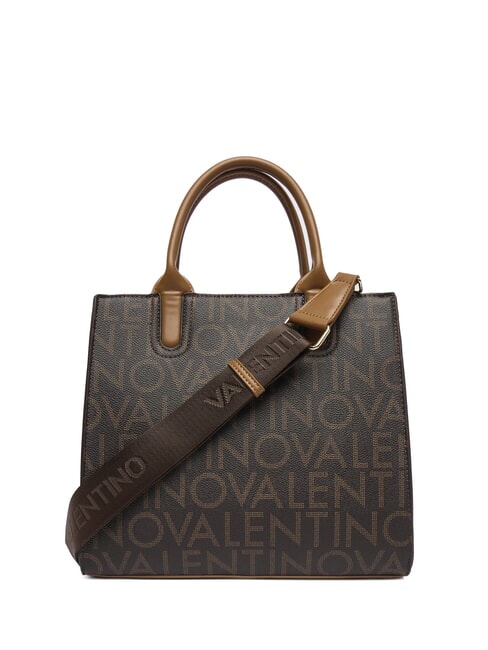 REGINA RE Handtasche mit Allover-Logo-Print dunkel/natur - Damentaschen