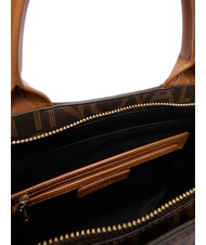 MARIO VALENTINO REGINA RE Handtasche mit Allover-Logo-Print dunkel/natur - Damentaschen - 5