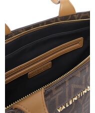 MARIO VALENTINO REGINA RE Umhänge-Shoppingtasche mit Allover-Logo dunkel/natur - Damentaschen - 5