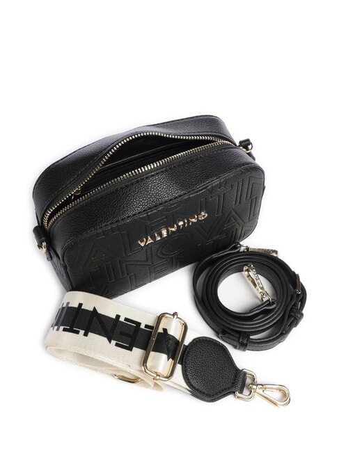 PANSY Kameratasche mit zwei Schultergurten Schwarz - Damentaschen