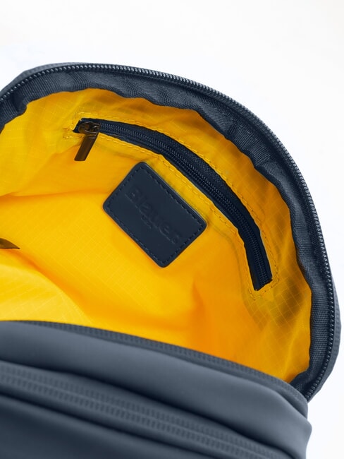 RUBBER Gummierte Herren-Clutch NAVY BLAU - Tablettmappe &amp; Organizer