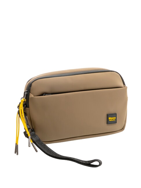 RUBBER Gummierte Herren-Clutch MILITÄRGRÜN - Tablettmappe &amp; Organizer