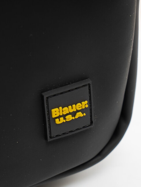 RUBBER Gummierte Herren-Clutch SCHWARZ - Tablettmappe &amp; Organizer