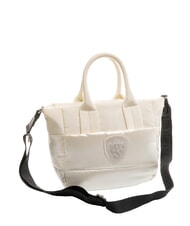 BLAUER PADDED NYLON Mittelgro&szlig;e Tragetasche mit Schultergurt - Damentaschen