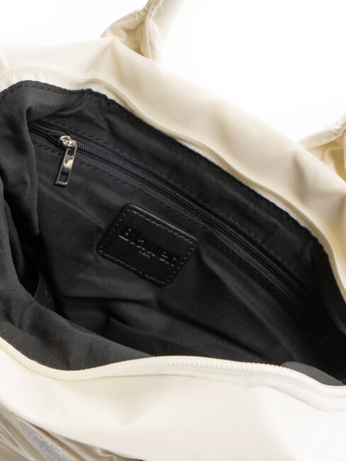 PADDED NYLON Mittelgro&szlig;e Tragetasche mit Schultergurt Wei&szlig; - Damentaschen