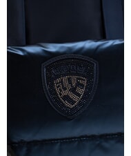 BLAUER PADDED NYLON Gro&szlig;e Tragetasche mit Schultergurt NAVY BLAU - Damentaschen - 3