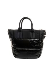 BLAUER PADDED NYLON Gro&szlig;e Tragetasche mit Schultergurt SCHWARZ - Damentaschen - 4