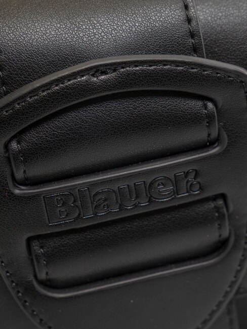 LADY B Umhängetasche mit Überschlag SCHWARZ - Damentaschen