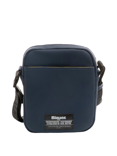 RUBBER Kleine gummierte Tasche NAVY BLAU - Umhängetaschen Herren