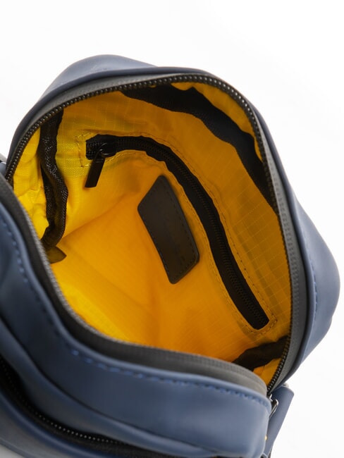 RUBBER Kleine gummierte Tasche NAVY BLAU - Umhängetaschen Herren