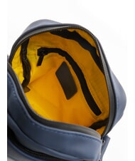 BLAUER RUBBER Kleine gummierte Tasche NAVY BLAU - Umhängetaschen Herren - 5