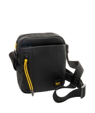 BLAUER RUBBER Kleine gummierte Tasche - Umhängetaschen Herren