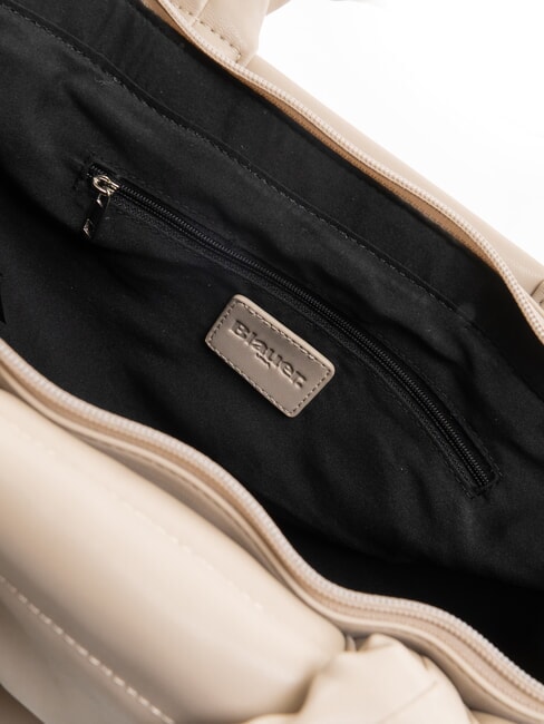 CUSHION Tragetasche mit Schultergurt Creme - Damentaschen