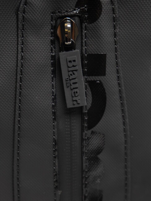 SPLASH Gl&auml;nzende Logotasche SCHWARZ - Umh&auml;ngetaschen Herren