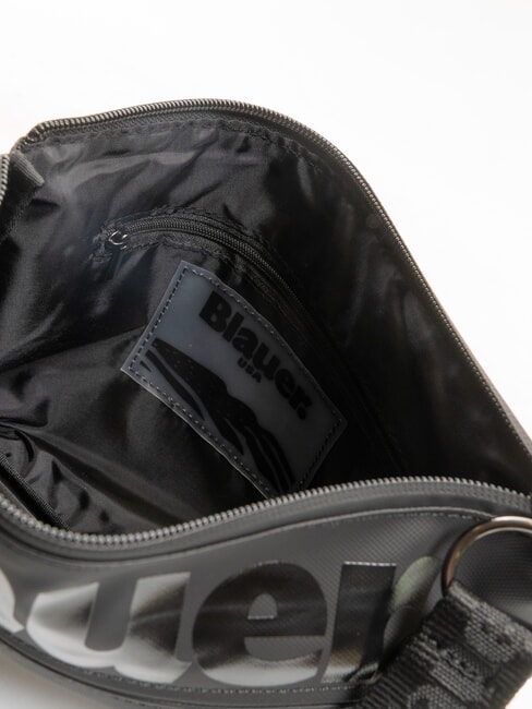 SPLASH Clutch mit gl&auml;nzendem Logo SCHWARZ - Tablettmappe &amp; Organizer