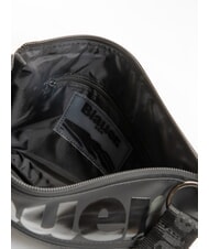 BLAUER SPLASH Clutch mit gl&auml;nzendem Logo SCHWARZ - Tablettmappe &amp; Organizer - 5