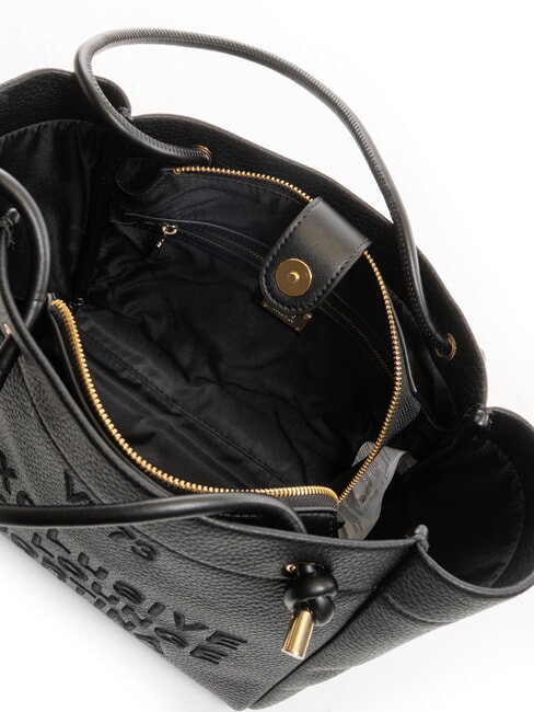 CORTINA Mittelgroße Schulter-Shoppingtasche Schwarz - Damentaschen