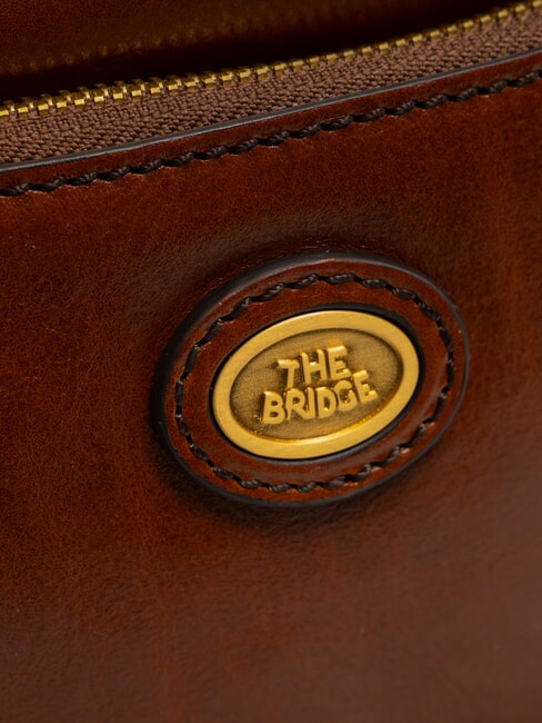 STORY UOMO Ledertasche mit Tasche BRAUN - Umhängetaschen Herren