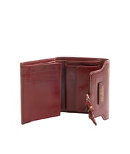 THE BRIDGE ELBA Mittelgro&szlig;e Brieftasche aus Leder Chianti / Bordeaux / Gold - Brieftaschen Damen - 2