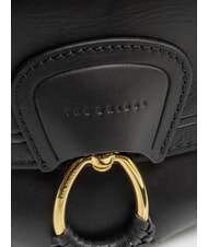 THE BRIDGE ERICA Umhängetasche aus Leder Schwarzes Gold - Damentaschen - 3