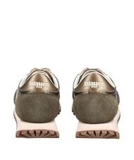 BLAUER MILLEN Sneaker aus gemischtem Leder Taupe - Damenschuhe - 3