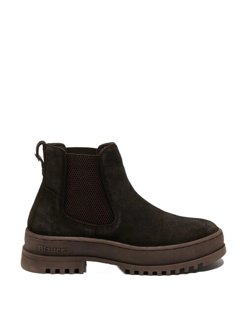 IUKA Stiefeletten aus Leder Dunkelbraun - Herrenschuhe