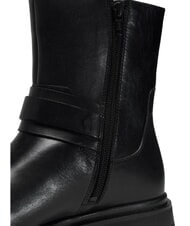 BLAUER CLARE Stiefeletten aus Leder SCHWARZ - Damenschuhe - 3