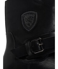 BLAUER CLARE Stiefeletten aus Leder SCHWARZ - Damenschuhe - 4