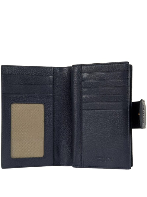 MARMOLADA Geldbörse aus gehämmertem Leder Blau - Brieftaschen Damen