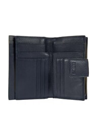 BRIC’S MARMOLADA Geldbörse aus gehämmertem Leder Blau - Brieftaschen Damen - 3