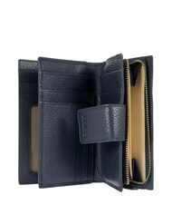 BRIC’S MARMOLADA Geldbörse aus gehämmertem Leder Blau - Brieftaschen Damen - 4