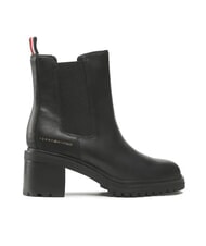 TOMMY HILFIGER TH Stiefeletten aus Leder Schwarz - Damenschuhe - 2