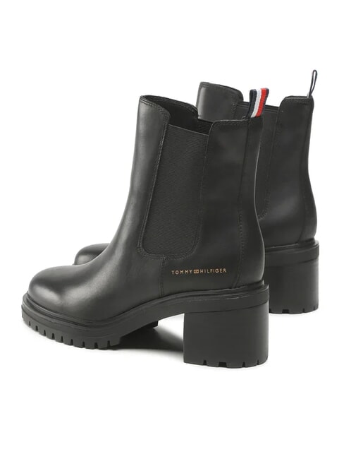TH Stiefeletten aus Leder Schwarz - Damenschuhe