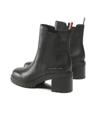 TOMMY HILFIGER TH Stiefeletten aus Leder Schwarz - Damenschuhe - 3