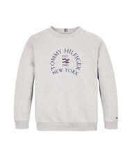 TOMMY HILFIGER TH KIDS Sweatshirt mit Rundhalsausschnitt und Print hellgrau meliert - Sweatshirts Kinder - 4