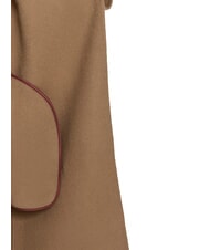 TOMMY HILFIGER TH Morgenmantel aus Wollmischung helles Sepiabraun - Damenmäntel - 6