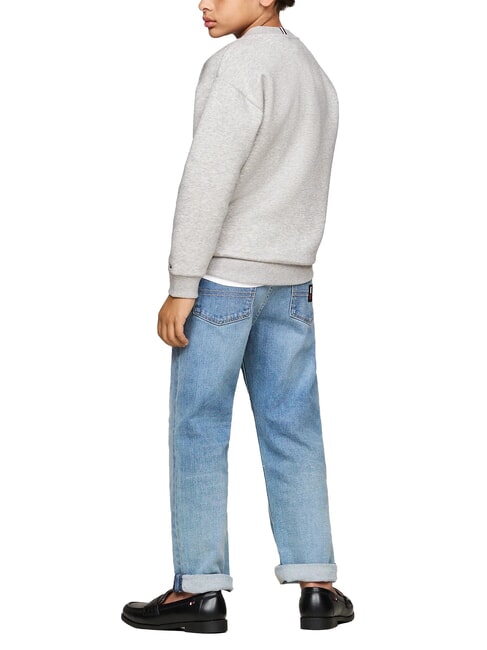 TH KIDS Sweatshirt mit Rundhalsausschnitt und Print hellgrau meliert - Sweatshirts Kinder