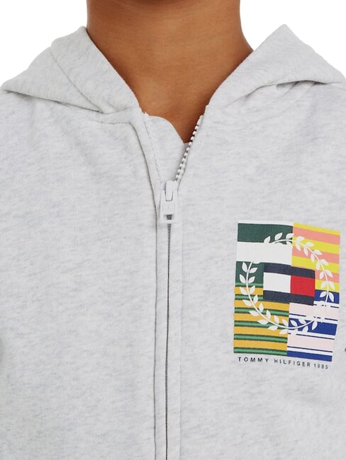 TH KIDS Kapuzenjacke mit durchgehendem Reißverschluss neues hellgrau meliert - Sweatshirts Kinder