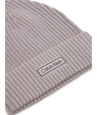 CALVIN KLEIN PATCH CHUNKY RIB  Kappe silberne Wandleuchte - Mützen/Hüte - 3