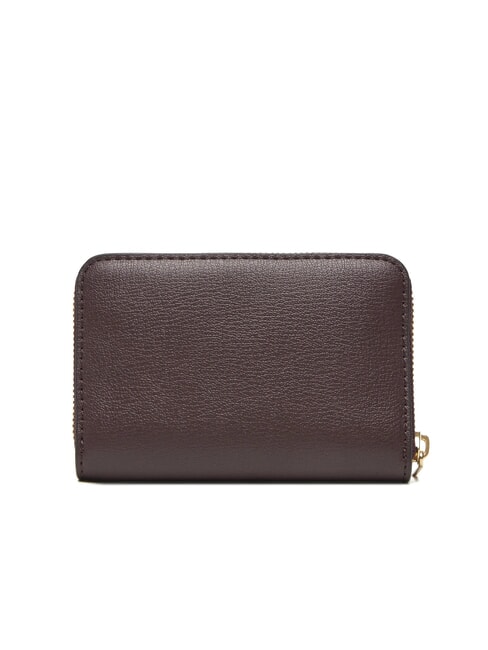 EMBOSSED LOGO Mittelgroße Geldbörse mit Rundum-Reißverschluss Fudge/Espresso - Brieftaschen Damen