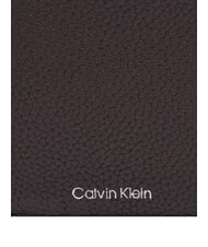 CALVIN KLEIN FOIL EMBOSS  Vertikale Lederbrieftasche ck dunkelbraun - Brieftaschen Herren - 3