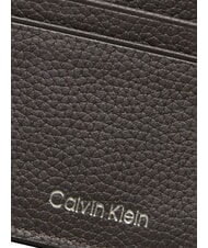 CALVIN KLEIN FOIL EMBOSS  Flaches Kartenetui aus Leder ck dunkelbraun - Brieftaschen Herren - 3