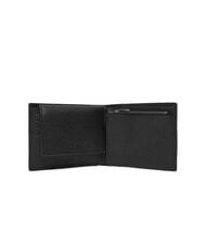 CALVIN KLEIN LOGO HARDWARE SAFFIANO Ledergeldbörse mit Klappe und Münzfach - Brieftaschen Herren