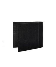 CALVIN KLEIN LOGO HARDWARE SAFFIANO Geldbörse aus Leder auf Schwarz - Brieftaschen Herren - 3