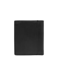 CALVIN KLEIN CK PLAQUE Vertikale Lederbrieftasche auf Schwarz - Brieftaschen Herren - 3