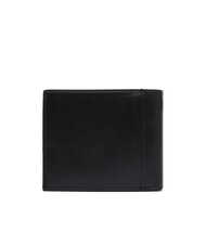 CALVIN KLEIN CK PLAQUE Lederbrieftasche auf Schwarz - Brieftaschen Herren - 3