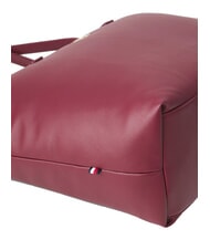 TOMMY HILFIGER POPETTE SOFT Schulter-Einkaufstasche tiefes Rouge - Damentaschen - 4