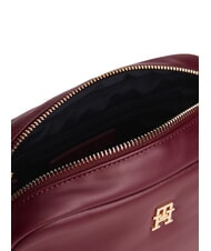 TOMMY HILFIGER POPETTE SOFT Schultertasche für Kamera tiefes Rouge - Damentaschen - 3