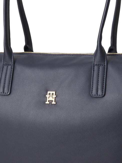 POPETTE SOFT Schulter-Einkaufstasche spaceblau/schwarz - Damentaschen